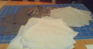 Fabric for my oldest daughter's quilt.