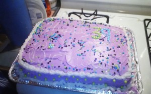 My Birthday Rainbow Cake